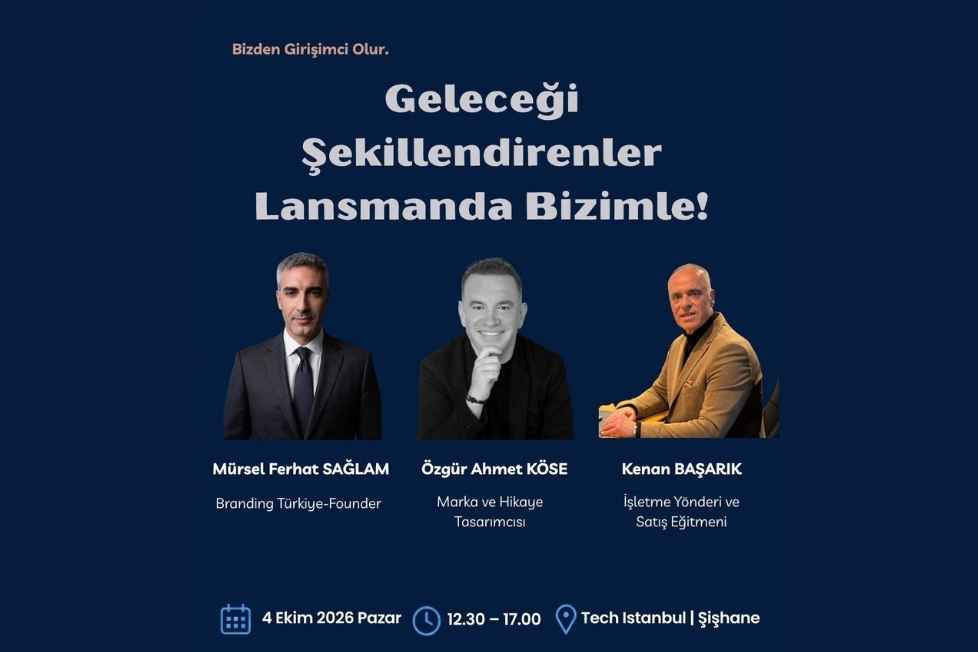 Bizden Girişimci Olur Lansman Etkinliği 4 Ekim'de